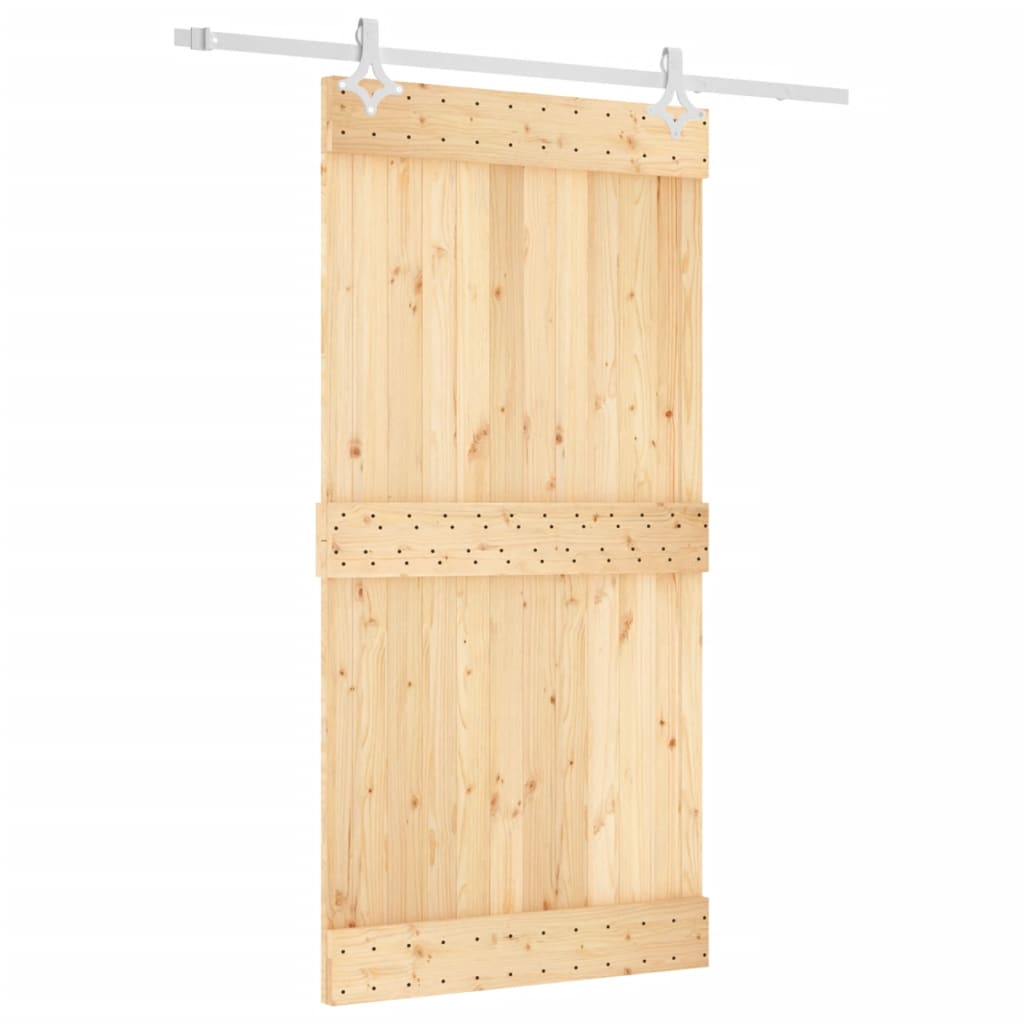 Vidaxl rutscht Dier mat Batter 100x210 cm festgehale Péiere