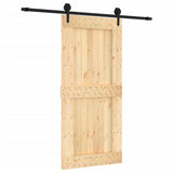 Porta scorrevole Vidaxl con pastella 95x210 cm Pino solido