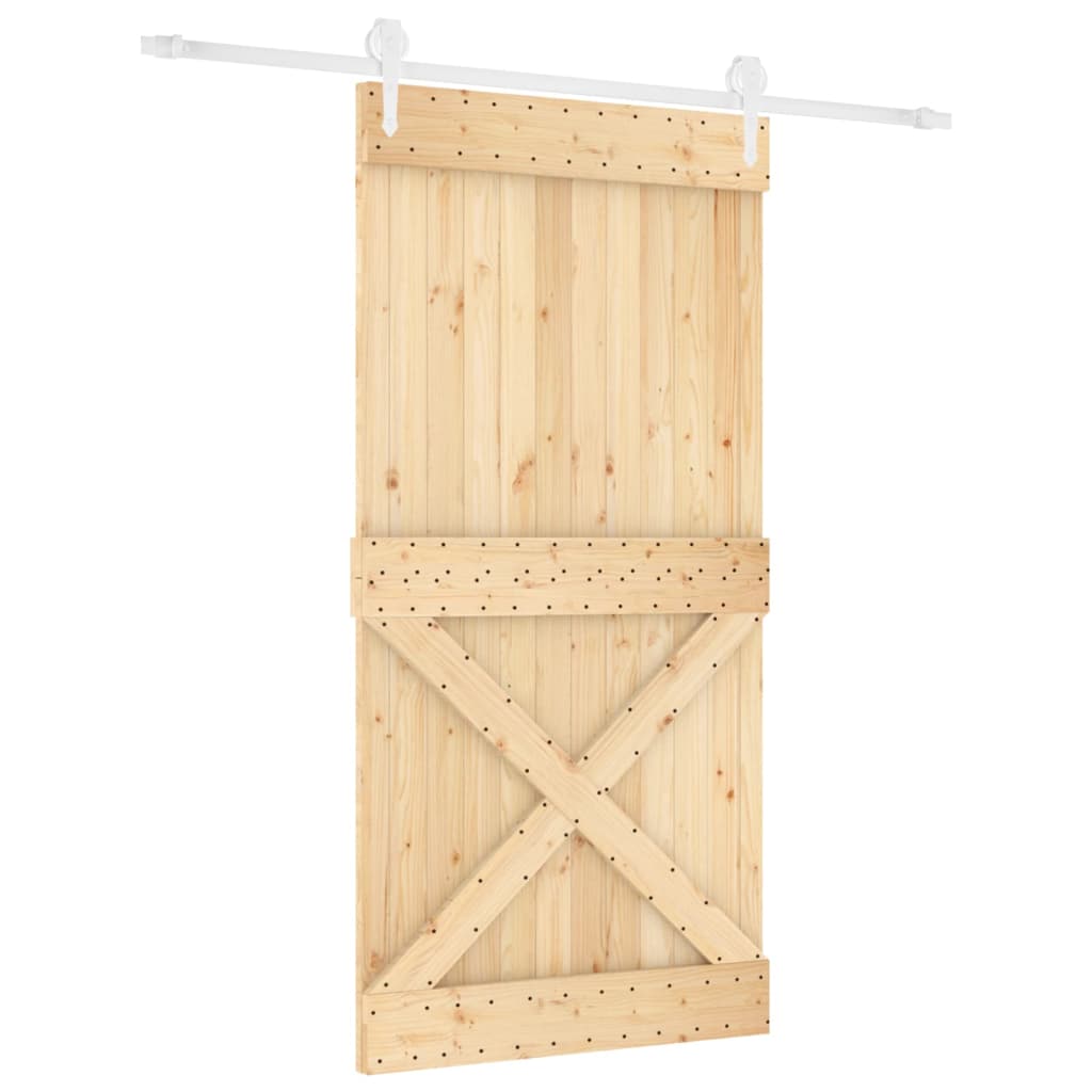 Vidaxl rutscht Dier mat Batter 100x210 cm festgehale Péiere