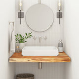 Vidaxl Washbasin Sheet Rectangular 70x60x3.8 Acacia solido