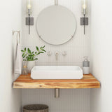 Vidaxl Washbasin Rectangular 80x60x3.8 Acacia solida