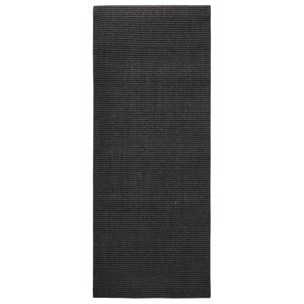 Vidaxl Sisalmat zum Kratzen nach 80x200 cm schwarz