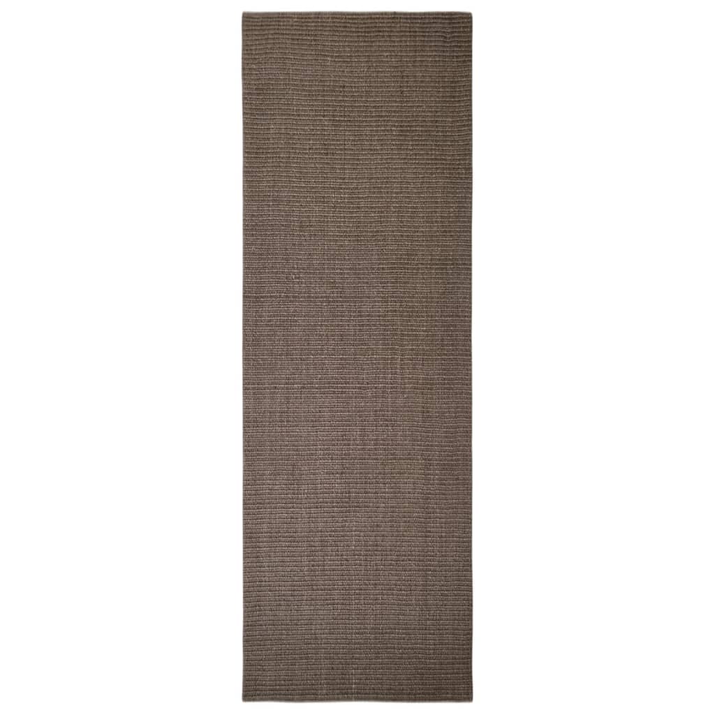 Vidaxl Sisalmat for skraping Post 66x200 cm Brown