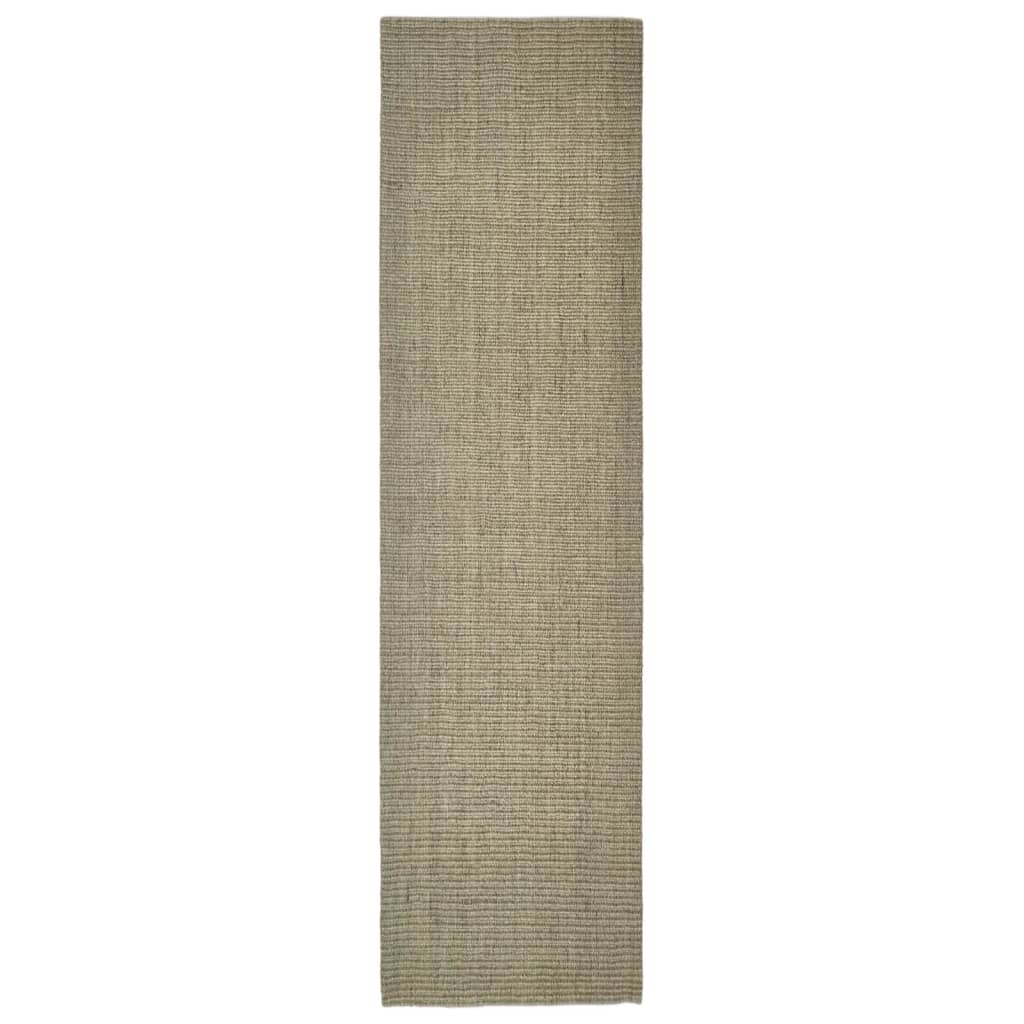 Vidaxl sisalmat fir kraazt Post 66x250 cm taupe