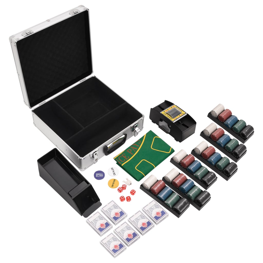 Vidaxl 600-piece poker set 4 g