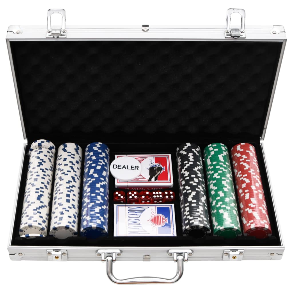 Ensemble de poker Vidaxl 300 pièces 11,5 g