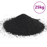 Vidaxl Aquarium Sand 25 kg 0,2-2 mm černá