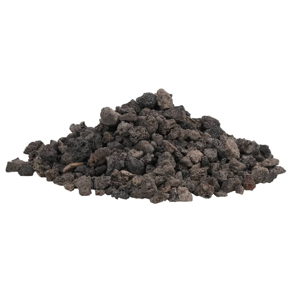 Vidaxl Lava Stones 10 kg 1-2 cm Negro