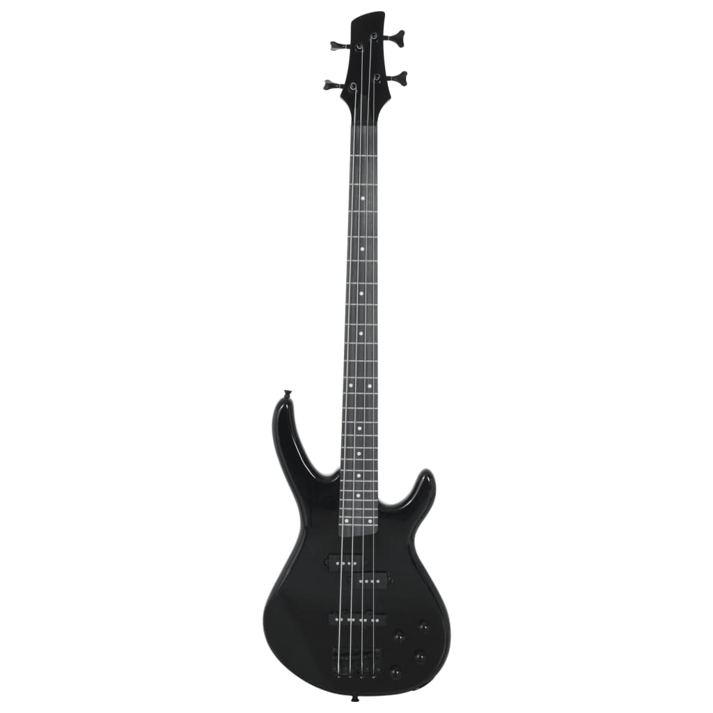 Vidaxl Bass Guitar fir Ufänger elektresch mat Täsch 4 4 4 46 schwaarz