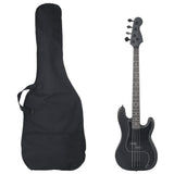 Vidaxl Bass Guitar for Promorners Electric con borsa 4 4 46 Black