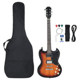 VidaXL Guitar for beginners electric with bag 4 4 39 black