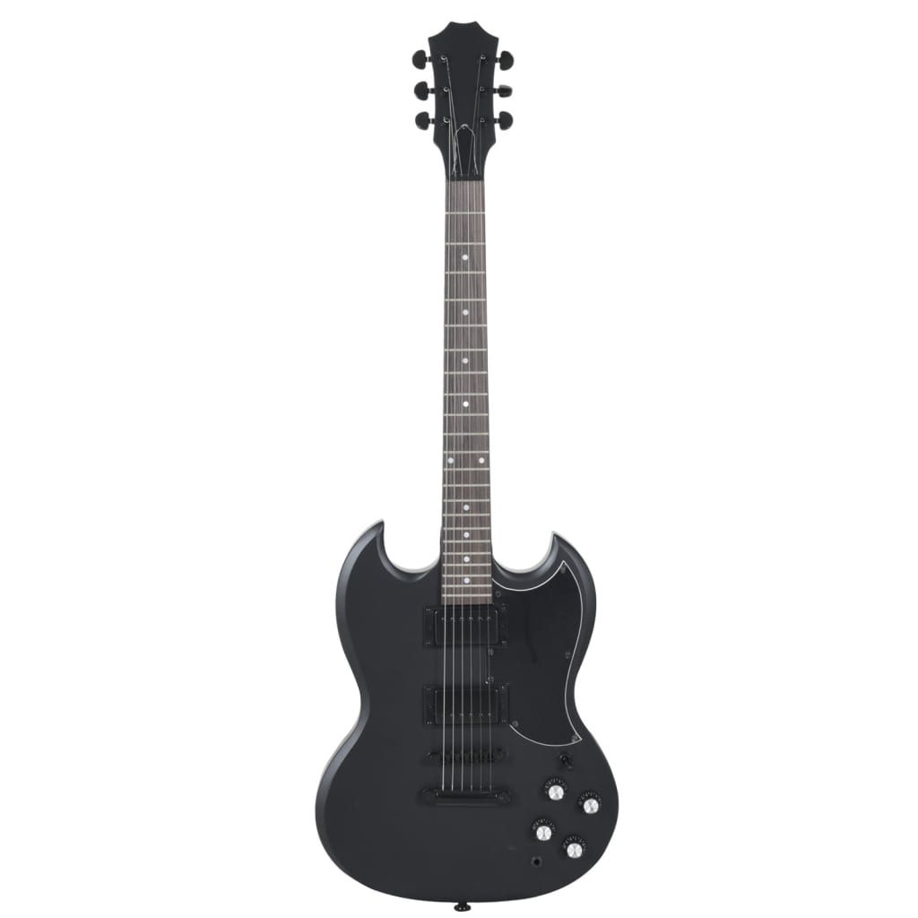 VidaXL Guitar for beginners electric with bag 4 4 39 black