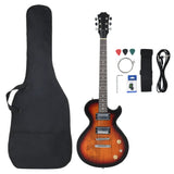 Vidaxl gitar for nybegynnere elektrisk med bag 4 4 39 svart