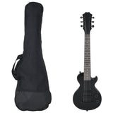 VidaXL Guitar for beginners electric with bag 3 4 30 black