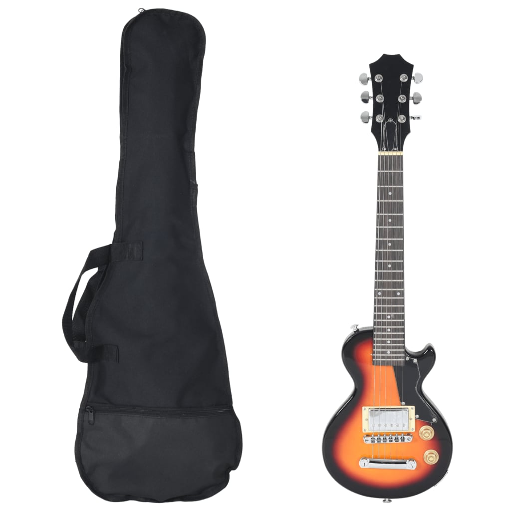 Vidaxl Guitar for Children Electric z Tas 3 4 30 Brown and Black