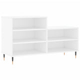 Vidaxl Cabinet da scarpe 102x36x60 cm Bianco in legno