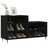 Vidaxl Shoe Cabinet 102x36x60 cm Property Wood Black