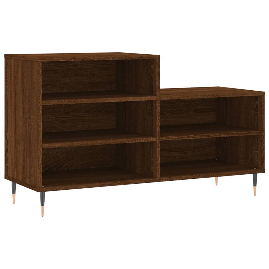 Vidaxl Schong Cabinet 102x36x60 cm Propertéiert Holzbrong Faarf Faarf