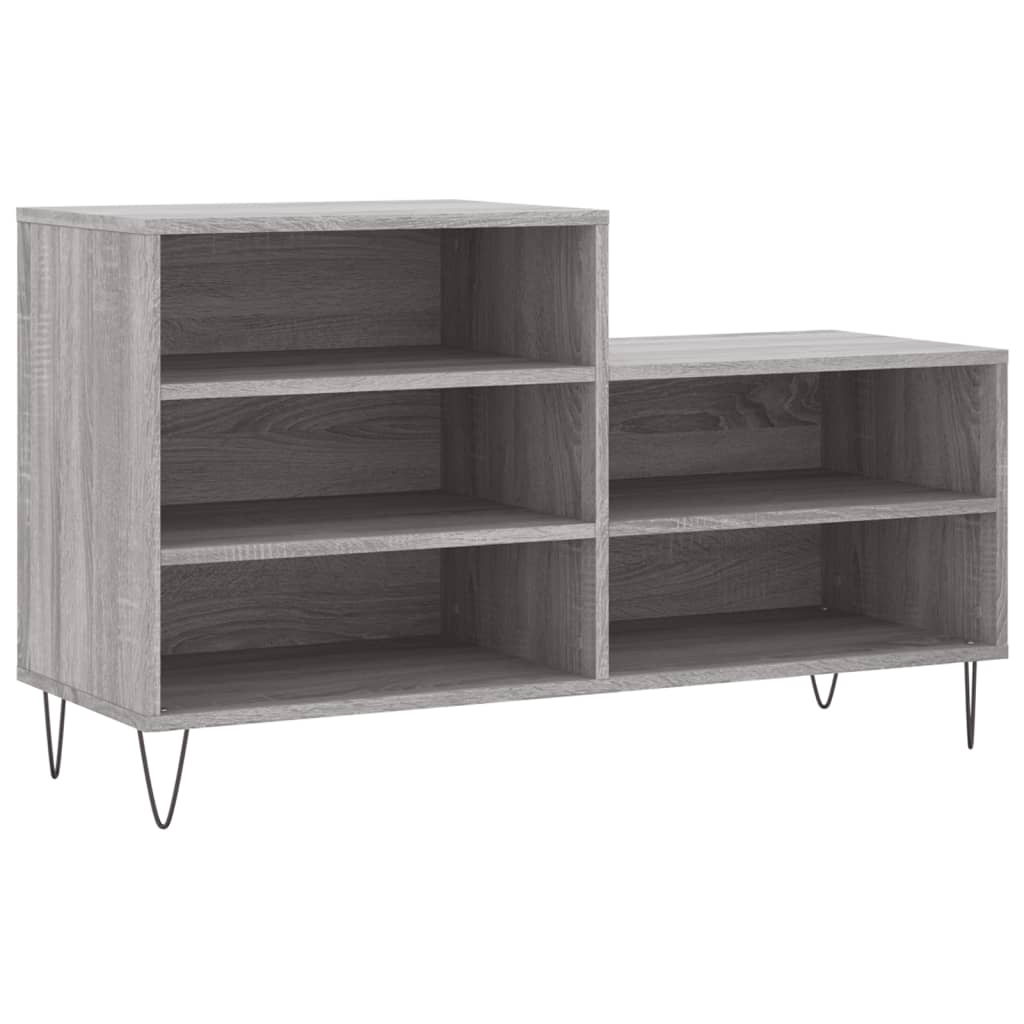 Vidaxl Cabinet da scarpe 102x36x60 cm Properpata Sonoma Grey