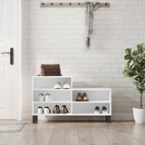 VidaXL Shoe cabinet 102x36x60 cm Properted Wood White