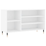 Vidaxl Cabinet da scarpe 102x36x60 cm Bianco lucido in legno trasformato