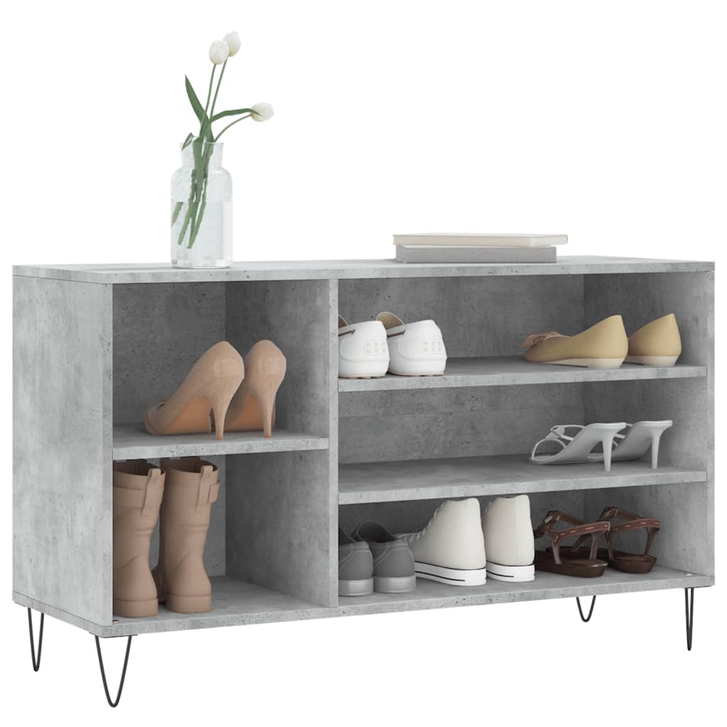 Vidaxl Shoe Cabinet 102x36x60 cm behandlet træbetonpris