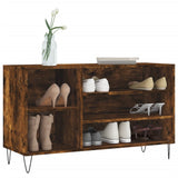 VidaXL Shoe cabinet 102x36x60 cm Properted wood Smoked oak colored