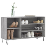 VIDAXL -Schuhschrank 102x36x60 cm propertiertes Holz Sonoma Grey