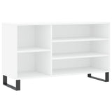 Vidaxl Cabinet da scarpe 102x36x60 cm Bianco in legno