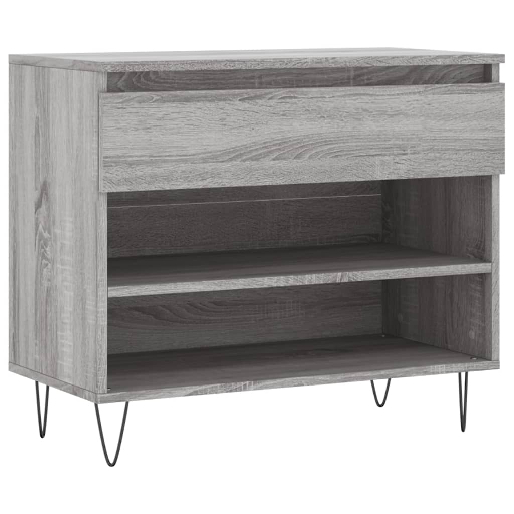 Vidaxl Schuhschrank 70x36x60 cm propertiertes Holz Sonoma Grey