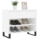 Vidaxl Shoe Cabinet 70x36x60 cm Property Wood White