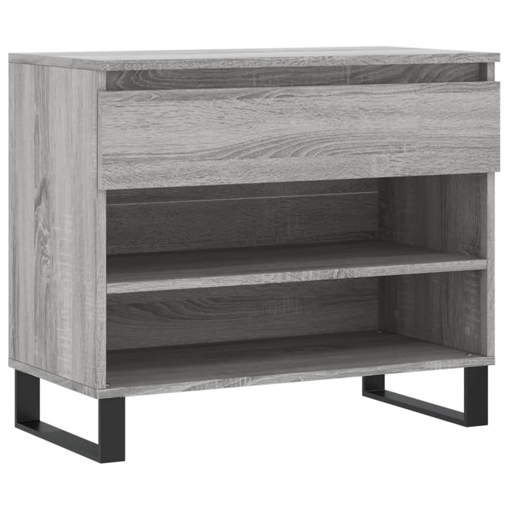 Vidaxl Schuhschrank 70x36x60 cm propertiertes Holz Sonoma Grey