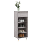 Vidaxl Cabinet da scarpe 40x36x105 cm Properpata Sonoma grigio