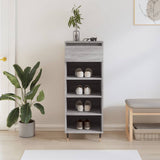 Vidaxl Shoe Cabinet 40x36x105 cm Property Wood Grey Sonoma