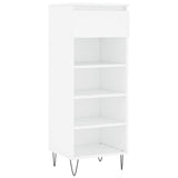 Vidaxl Schong Cabinet 40x36x105 cm veraarbecht Wäisswäiss