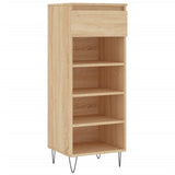 Vidaxl Shoe cabinet 40x36x105 cm Properted Wood Sonoma Oak colored