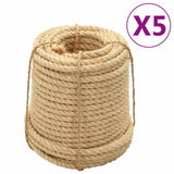 Vidaxl Rope 5 St 20 mm 100 m sisal