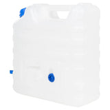 VidaXL Watertank met kraan 15 L kunststof transparant