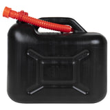 Vidaxl Fuel tanks 3 st with flexible nozzle black 20 l plastic