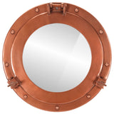 Vidaxl Wall Mirror Patrijspoort Ø38 CM Aluminium i szkło