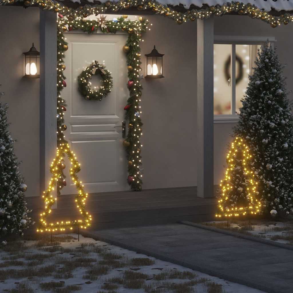 Vidaxl Christmas lighting with ground pins tree 115 LEDs 90 cm