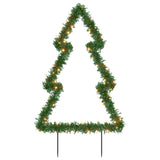 Vidaxl Christmas lighting Christmas tree with ground pins 80 LEDs 60 cm