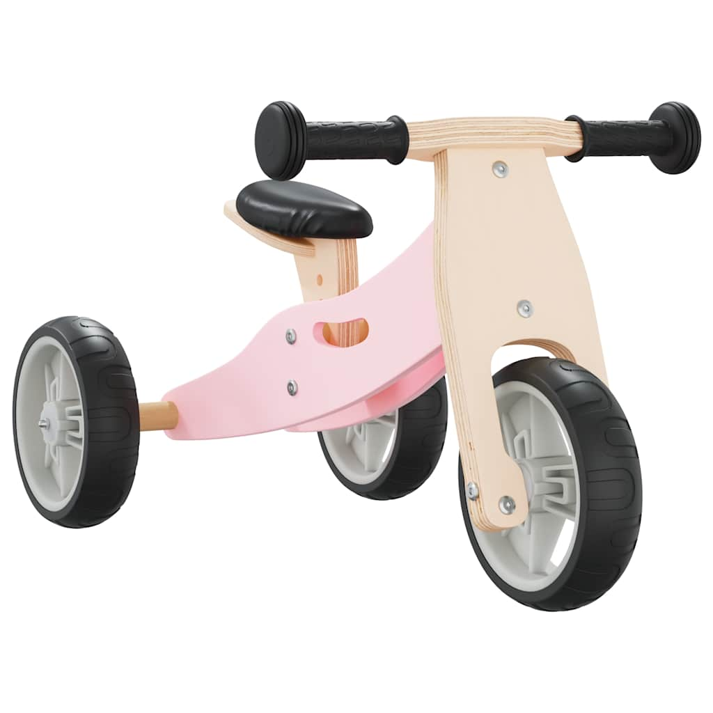 Vidaxl Balance Bike per bambini 2 in 1 rosa