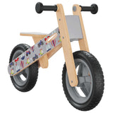 Vidaxl Balance Bike per bambini grigio con stampa