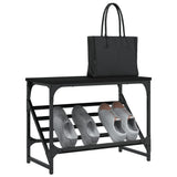 VidaXL shoe rack 60x30x45 cm processed wood black