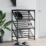 VidaXL shoe rack 60x30x85 cm processed wood black