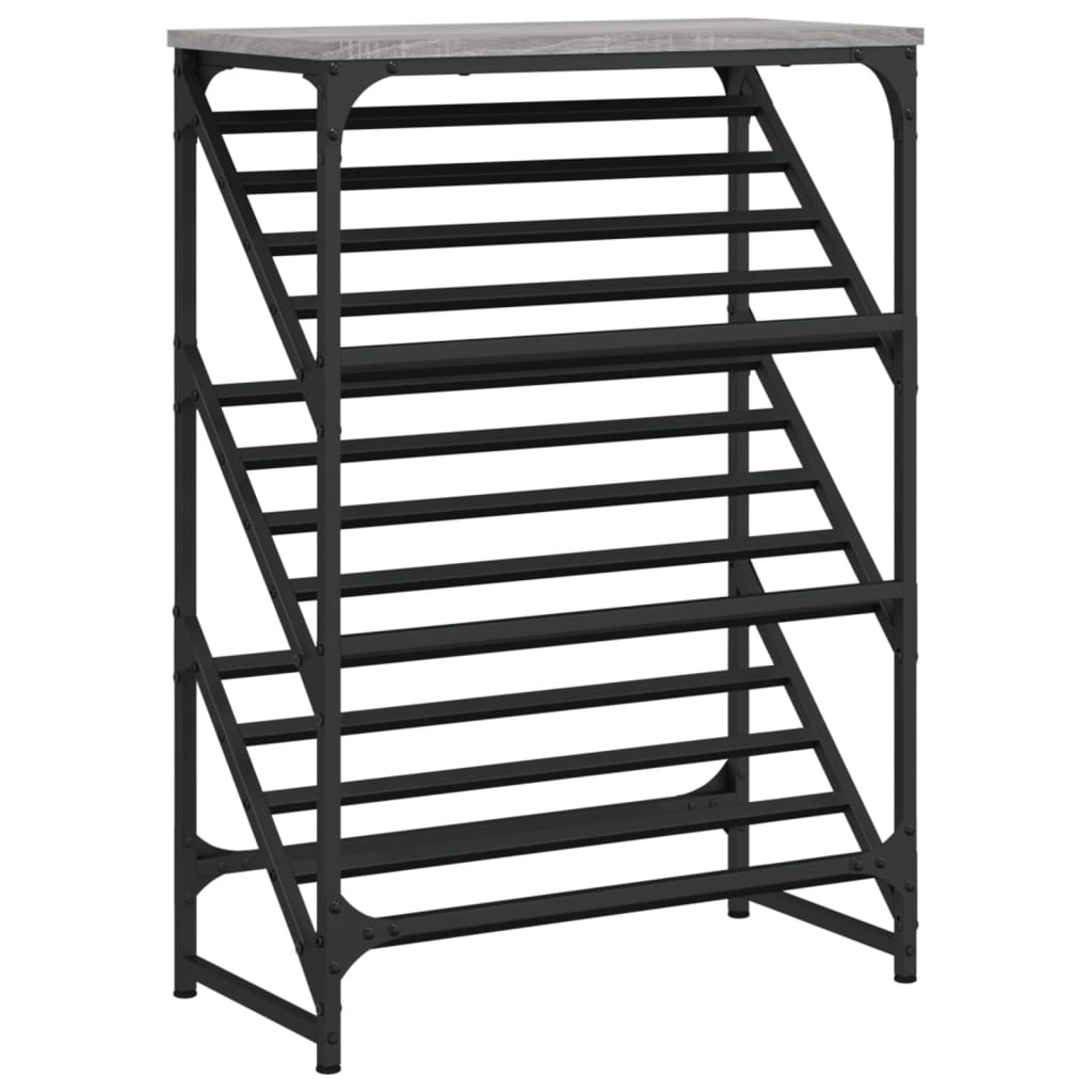 VidaXL shoe rack 60x30x85 cm Processed Wood Gray Sonoma