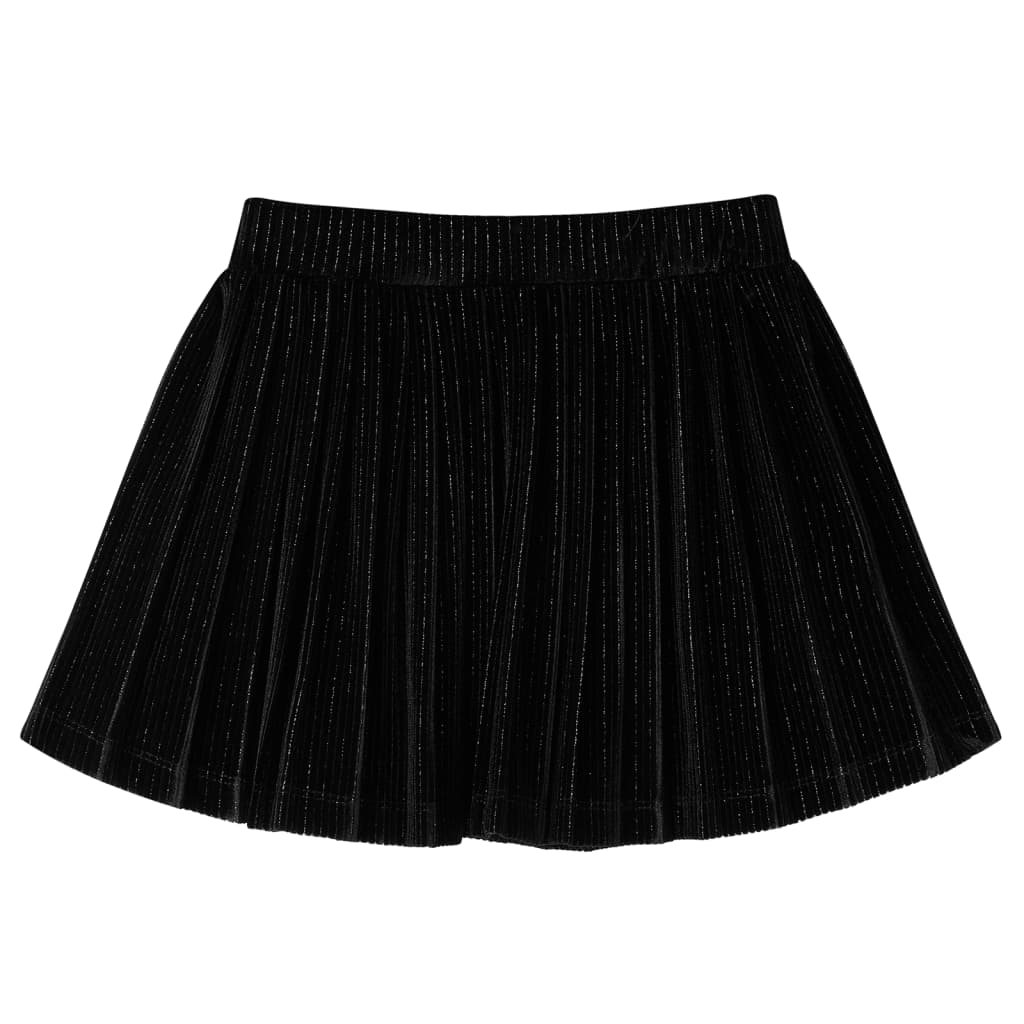 La jupe pour enfants Vidaxl pliée 104 Lurex Black