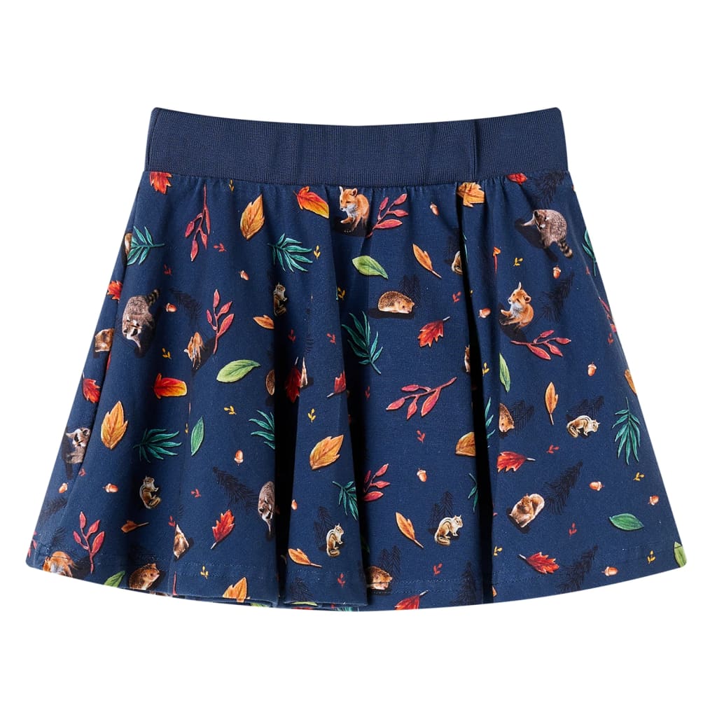 Gonna per bambini Vidaxl 92 blu navy