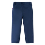 Vidaxl Children's pants with black piping 104 navy blue